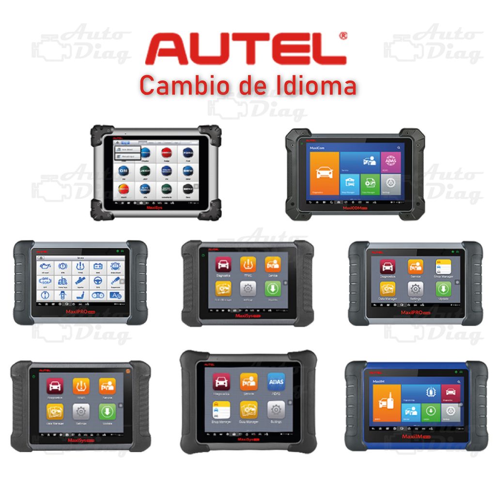Cambio de Idioma - Autel