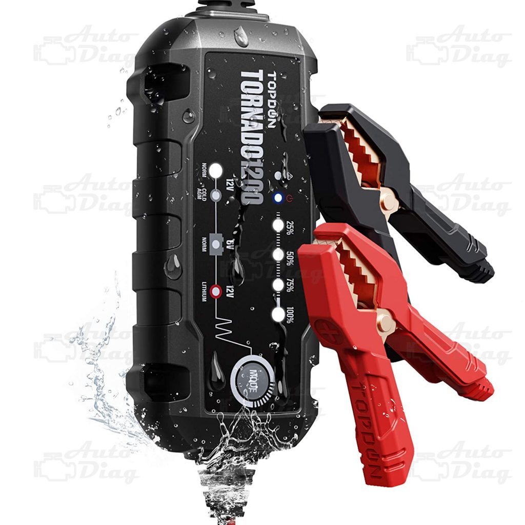 Topdon Tornado T12A Cargador de Baterías